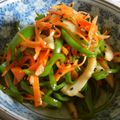 光美ママ's cooksnap of when they made 人参とピーマンのキンピラ.