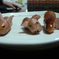 LLママ's cooksnap of when they made ソーセージでかわいい動物達♪キャラ弁に！.
