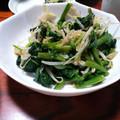 しらぽっち's cooksnap of when they made ほうれん草ともやしの和え物.