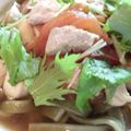 yomogisoba's cooksnap of when they made あっさり♪鶏肉とトマトのベトナムフォー♡.