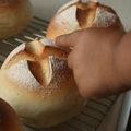 千歳緑's cooksnap of when they made HB♡栗の粉プチぱん.