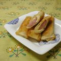 赤い電話's cooksnap of when they made 春巻きの皮で「フランクフルトのチーズ巻き.
