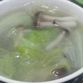 かなじる's cooksnap of when they made スープだけが残ったらレタスープに♪.