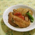 赤い電話's cooksnap of when they made 「鶏手羽先と大根を煮たの」.