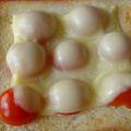 いづのり's cooksnap of when they made ミニトマト＆チーズdeトースト.