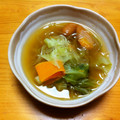 オラ三等兵's cooksnap of when they made 男の料理 野菜とソーセージの簡単スープ.