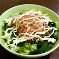 キャラ弁当屋さん's cooksnap of when they made うちのサラダうどん.