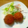 まゆﾎﾞﾝﾎﾞﾝ's cooksnap of when they made チーズinカボチャコロッケ.