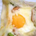 uzumakigai's cooksnap of when they made 皮なしウインナー&卵のガレット✿.