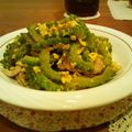usaco3's cooksnap of when they made ダシダで♪ゴーヤと卵の炒め物☆.