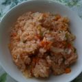 あじぱん's cooksnap of when they made スイッチを押すだけ～　『炊飯器ピラフ』.
