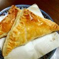 YO～ちゃん's cooksnap of when they made 楽チン三角アップルパイ(｡ﾟωﾟ).