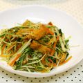 ★さや☆すん★'s cooksnap of when they made 水菜と油揚げの炒め物.