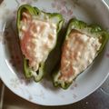 mysumire's cooksnap of when they made ピーマンのツナ玉チーズ焼き.