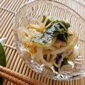 みっこ＊mikko's cooksnap of when they made もやしの酢の物（もやし・紫蘇・ワカメ等）.