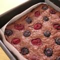 shiro猫's cooksnap of when they made ラズベリーのブラウニー.