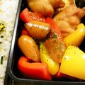 月見なっとう's cooksnap of when they made パプリカとウインナーの炒め物★.