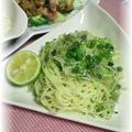 ＴＯＭＯＷＡＴ's cooksnap of when they made じゃこと細ネギの冷製パスタ.