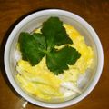 yakopuyo's cooksnap of when they made 簡単一人ご飯☆汁だくネギたま丼.
