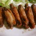 わんことこいぬ's cooksnap of when they made ☆我が家のゴマゴマ手羽ちゃん揚げ☆.