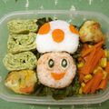 赤い電話's cooksnap of when they made ☻キノピオ弁当☻.