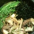 ｋａｍｉｙａｍａ's cooksnap of when they made わかめと水菜のきのこ鍋.