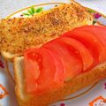 こはる・▽・'s cooksnap of when they made 完熟トマトトースト.