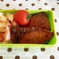 むらくまら's cooksnap of when they made ブリの照り焼き　お弁当のおかず.