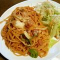 くりとたまご's cooksnap of when they made 私の好きな昭和的ナポリタン.