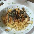 なっちゃん＊♪'s cooksnap of when they made ランチに♪ツナと玉ねぎの和風スパゲティ.