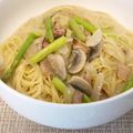 tomok0306's cooksnap of when they made 残りシチューdeめちゃ旨クリームパスタ.