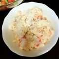 とーちゃ's cooksnap of when they made じゃがいもの金ゴマたらこ和え.