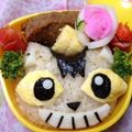 みどりの首輪's cooksnap of when they made キャラ弁☆おにぎり１５・ネコバス.