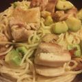 シオミィ's cooksnap of when they made 簡単☆チキンとアボカドのペペロンチーノ.