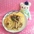 みなみんくっきんぐ's cooksnap of when they made プチプチししゃもとキノコのペペロンチーノ.