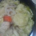 はるかっち１号's cooksnap of when they made 塩麹と生姜のすいとん鍋.