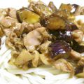Rick_t's cooksnap of when they made サッパリ！茄子と鶏肉の香味ソースうどん.