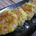 たきちん's cooksnap of when they made ☆ピンクのふわふわお魚バーグ☆.