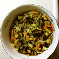オラ三等兵's cooksnap of when they made なすときのこの南蛮漬け.