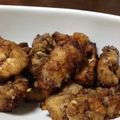 聞き耳's cooksnap of when they made 鮭の白子で竜田揚げ！.