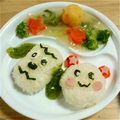 ぷよぷよ11's cooksnap of when they made わんわんプレート　一歳の誕生日.
