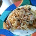 ひめマル's cooksnap of when they made 塩麹きのこのお手軽カルボナーラ.