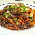 yujarin's cooksnap of when they made 【夏野菜】たたき胡瓜と牛肉の中華風炒め.