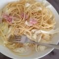 pippi☆'s cooksnap of when they made ☆生クリーム無し＆時短なクリームパスタ☆.