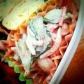 お菓子 神's cooksnap of when they made お弁当に♪かにかまのゴママヨ和え.
