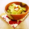 Kenmamac's cooksnap of when they made ✿アボかま＆タコのわさマヨ和え✿.