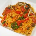 ladyoscar's cooksnap of when they made 辛いトマトとオリーブのパスタ.