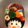 ばむむ's cooksnap of when they made キャラ弁☆まるちゃんと友蔵.