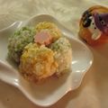 miyuki12's cooksnap of when they made かわいい手毬おにぎり☆.