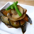 サチママ2012's cooksnap of when they made きのこと茄子の柚子胡椒炒め.